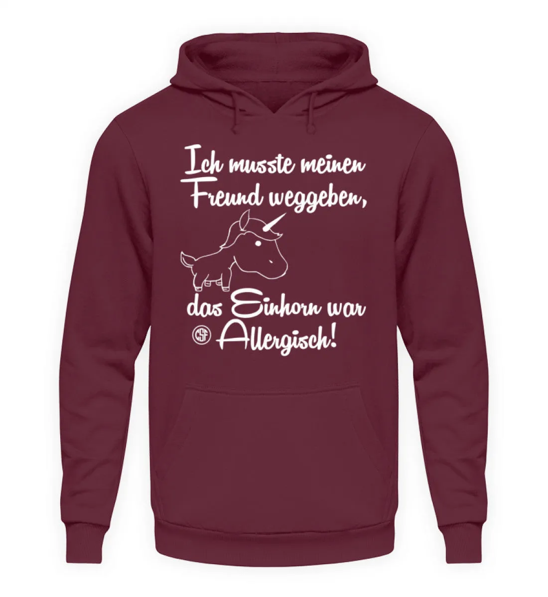 Ich musste meinen Freund weggeben Das...  - Unisex Kapuzenpullover Hoodie