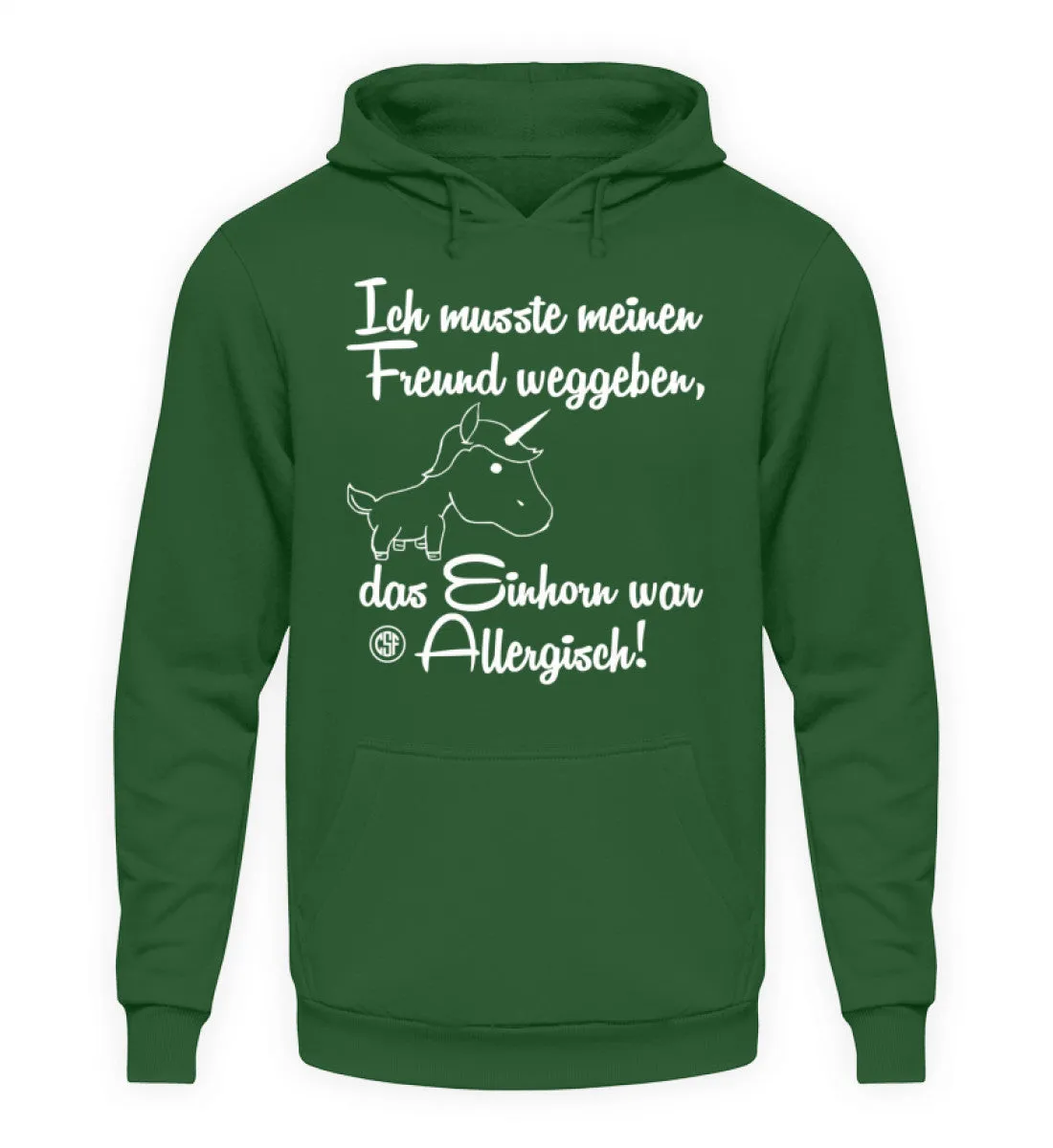 Ich musste meinen Freund weggeben Das...  - Unisex Kapuzenpullover Hoodie