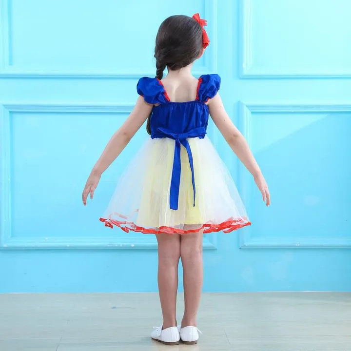 Inspired Snow White Princess Dress Up Costume Cosplay Party Tulle Tutu Dress