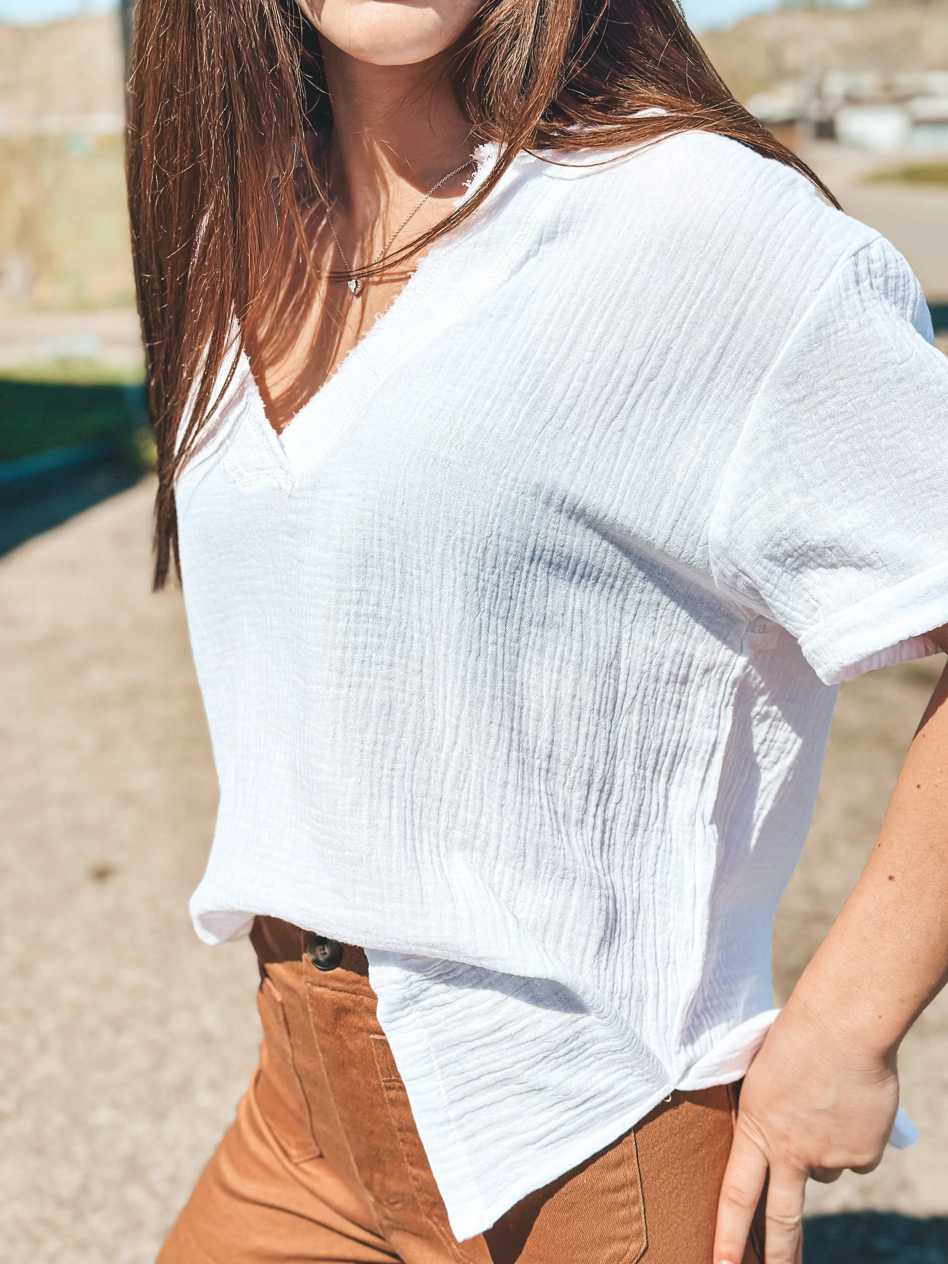Jamy Linen Tee