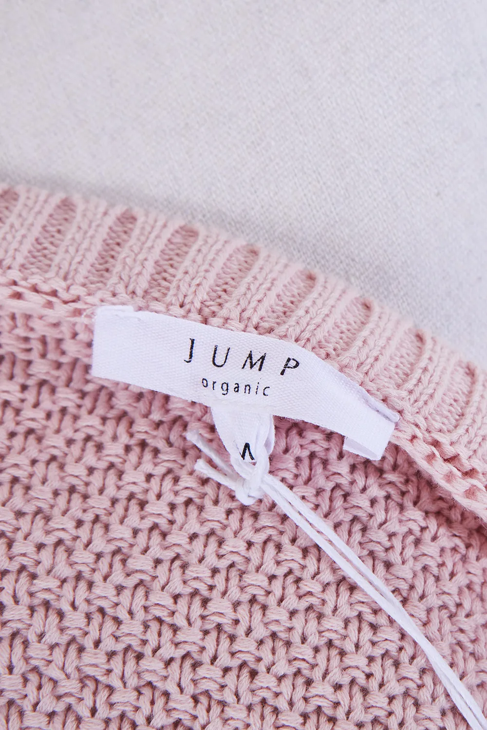 JUMP Pink Organic Knit Sweater
