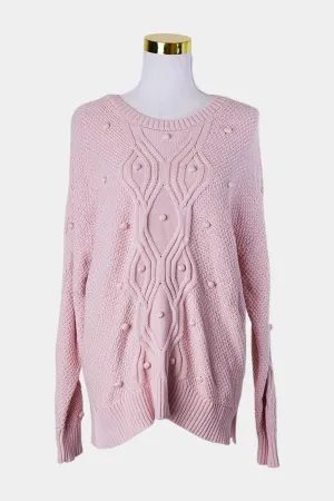 JUMP Pink Organic Knit Sweater