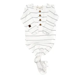Knotted Gown: Dusk Stripe