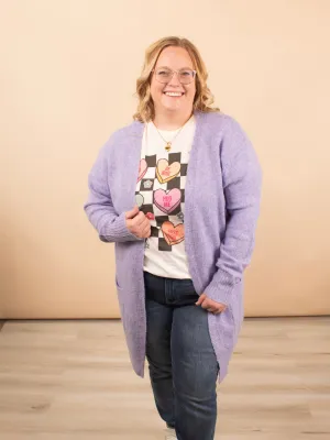 Lilac Dreams Cozy Cardigan