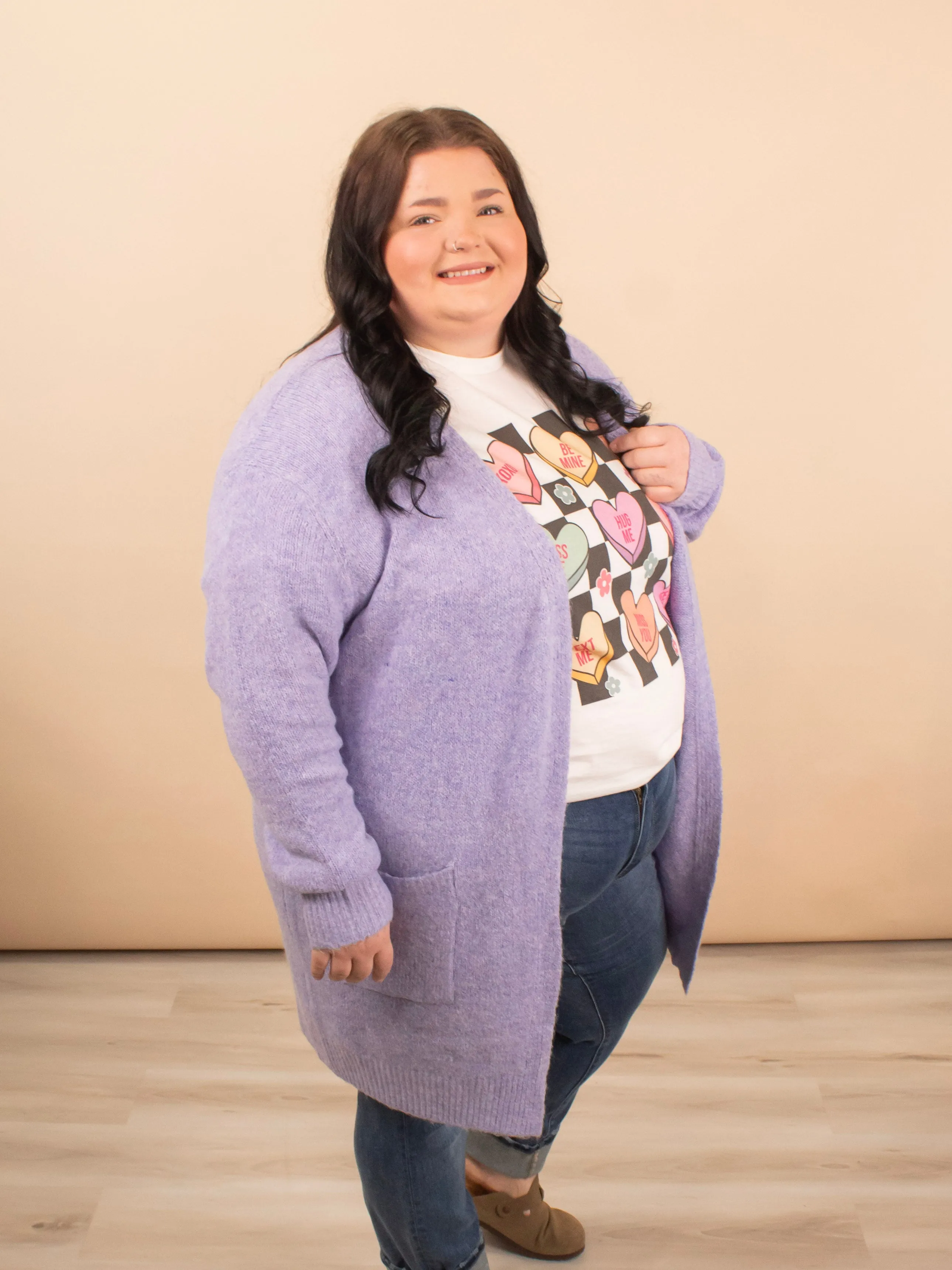 Lilac Dreams Cozy Cardigan