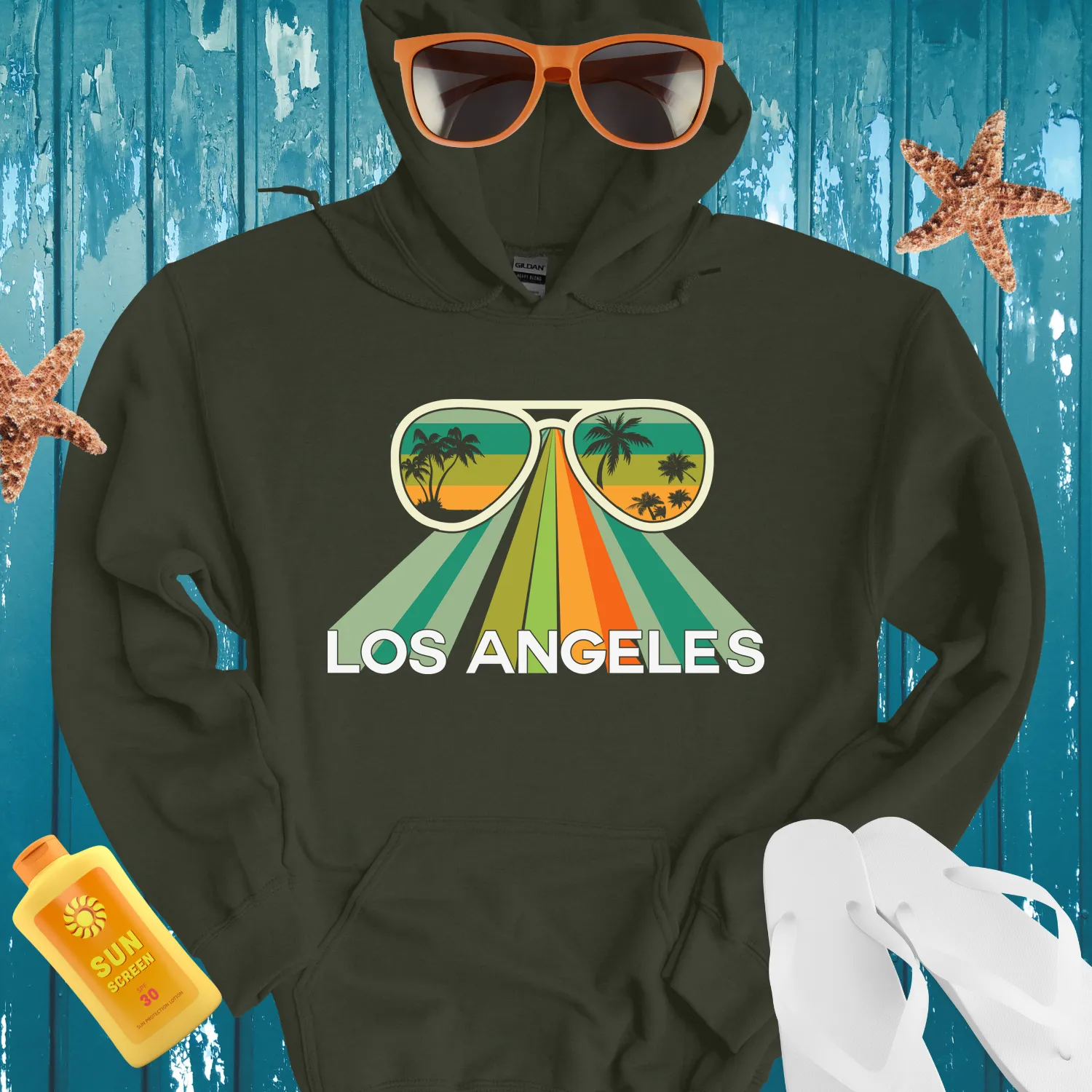 Los Angeles Beach Culture Hoodie Embrace Endless Summer