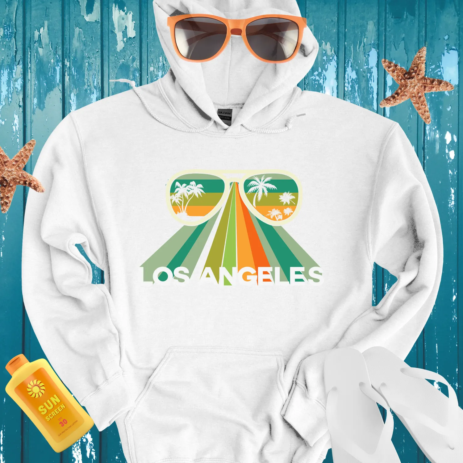 Los Angeles Beach Culture Hoodie Embrace Endless Summer