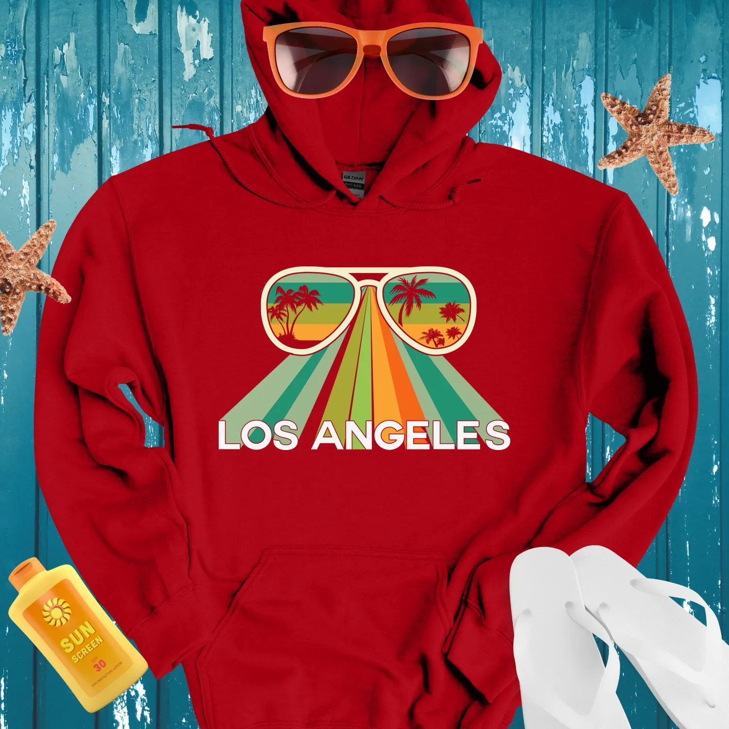 Los Angeles Beach Culture Hoodie Embrace Endless Summer