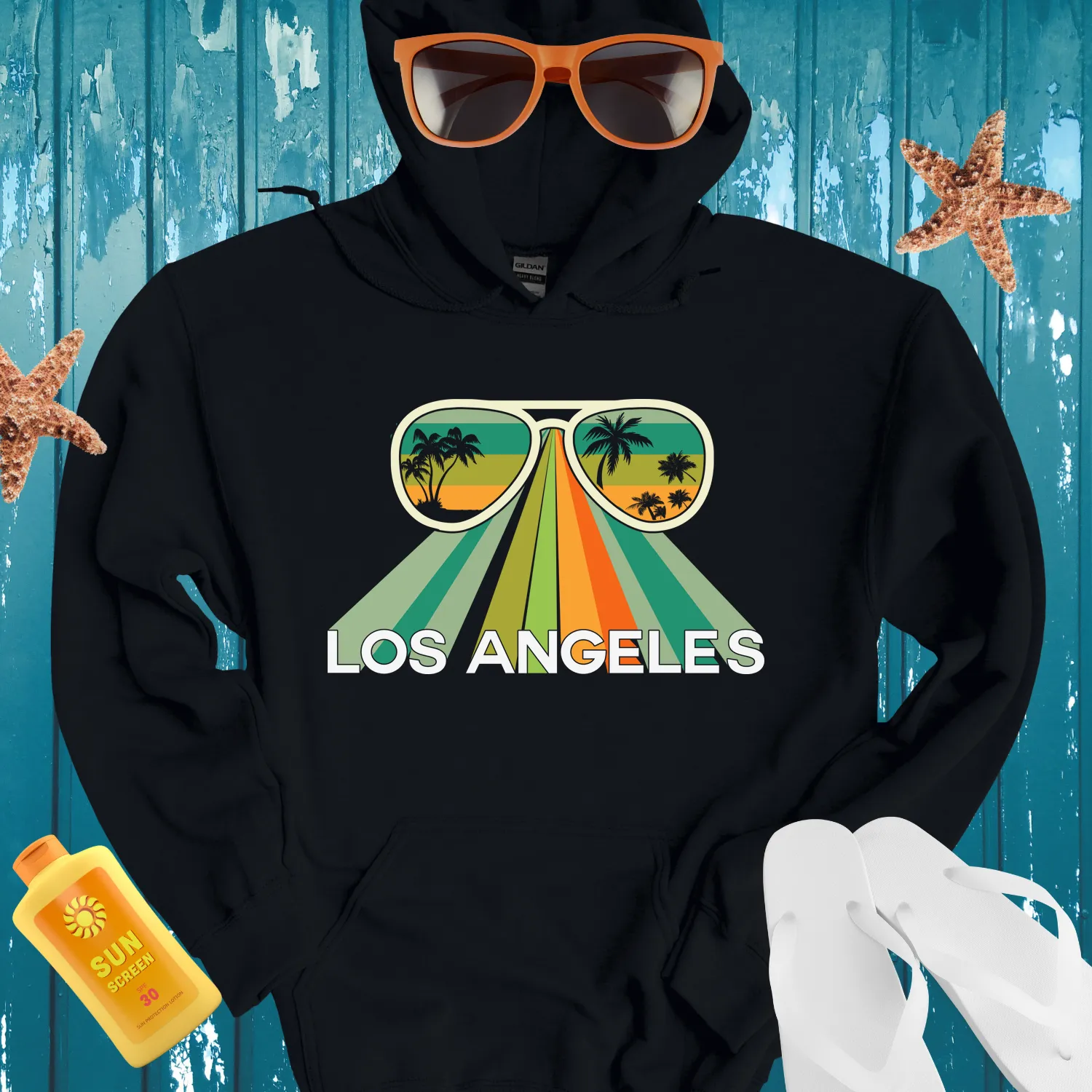 Los Angeles Beach Culture Hoodie Embrace Endless Summer
