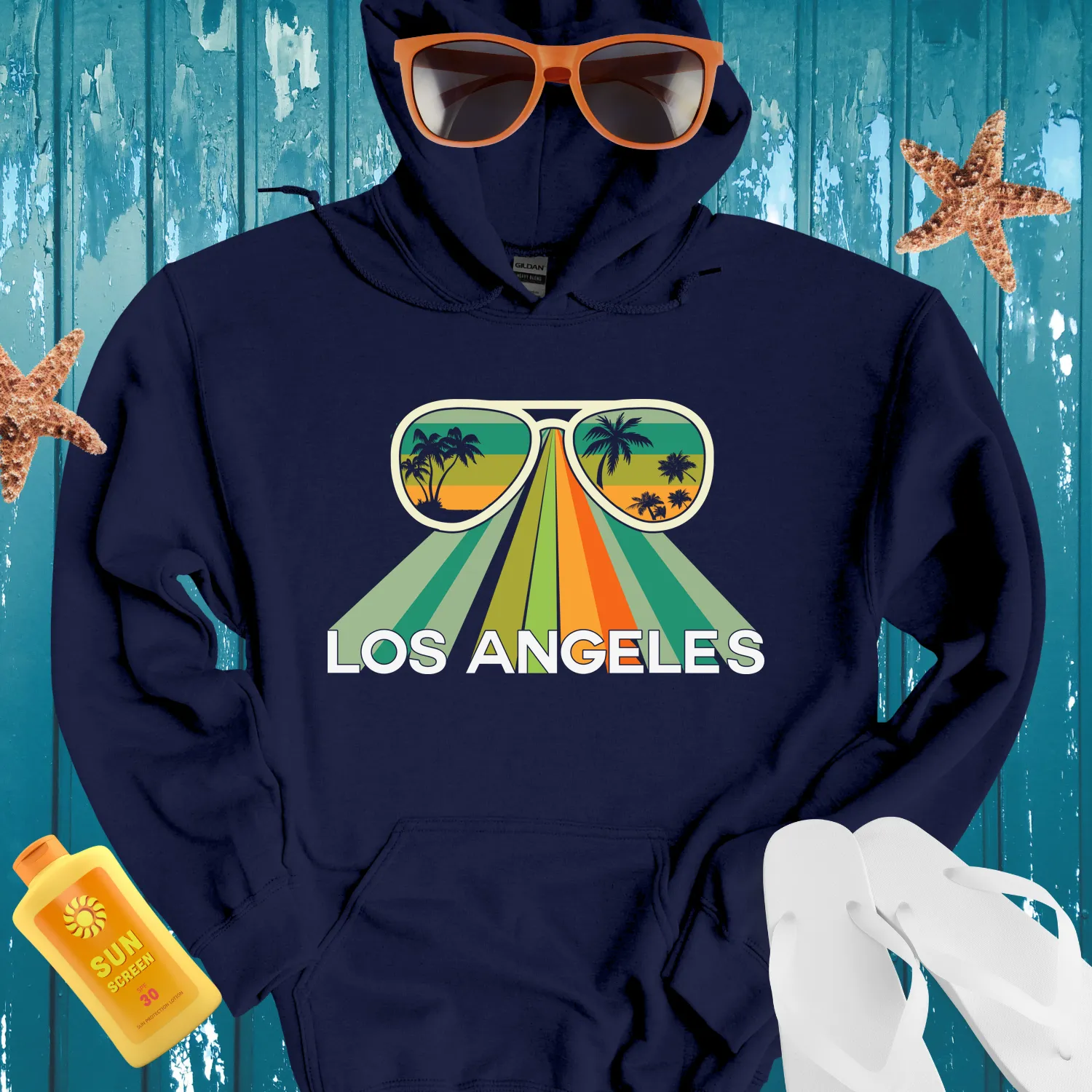 Los Angeles Beach Culture Hoodie Embrace Endless Summer