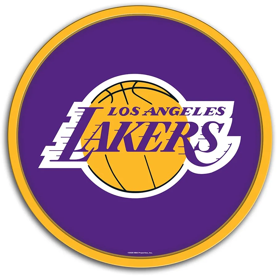 Los Angeles Lakers: Modern Disc Wall Sign