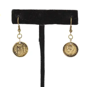 Lucky Spanish Coin Earrings