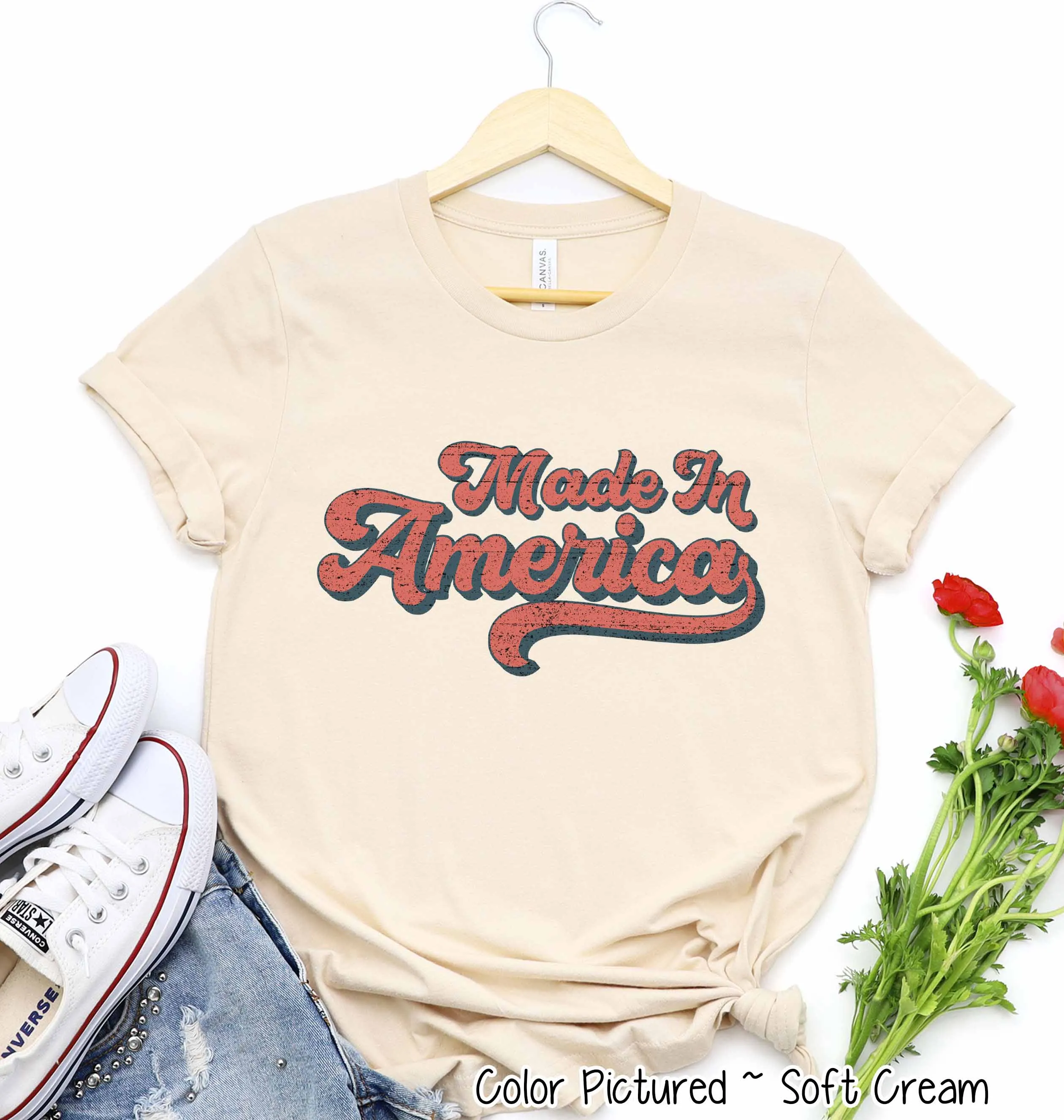 Made In America Retro Tee