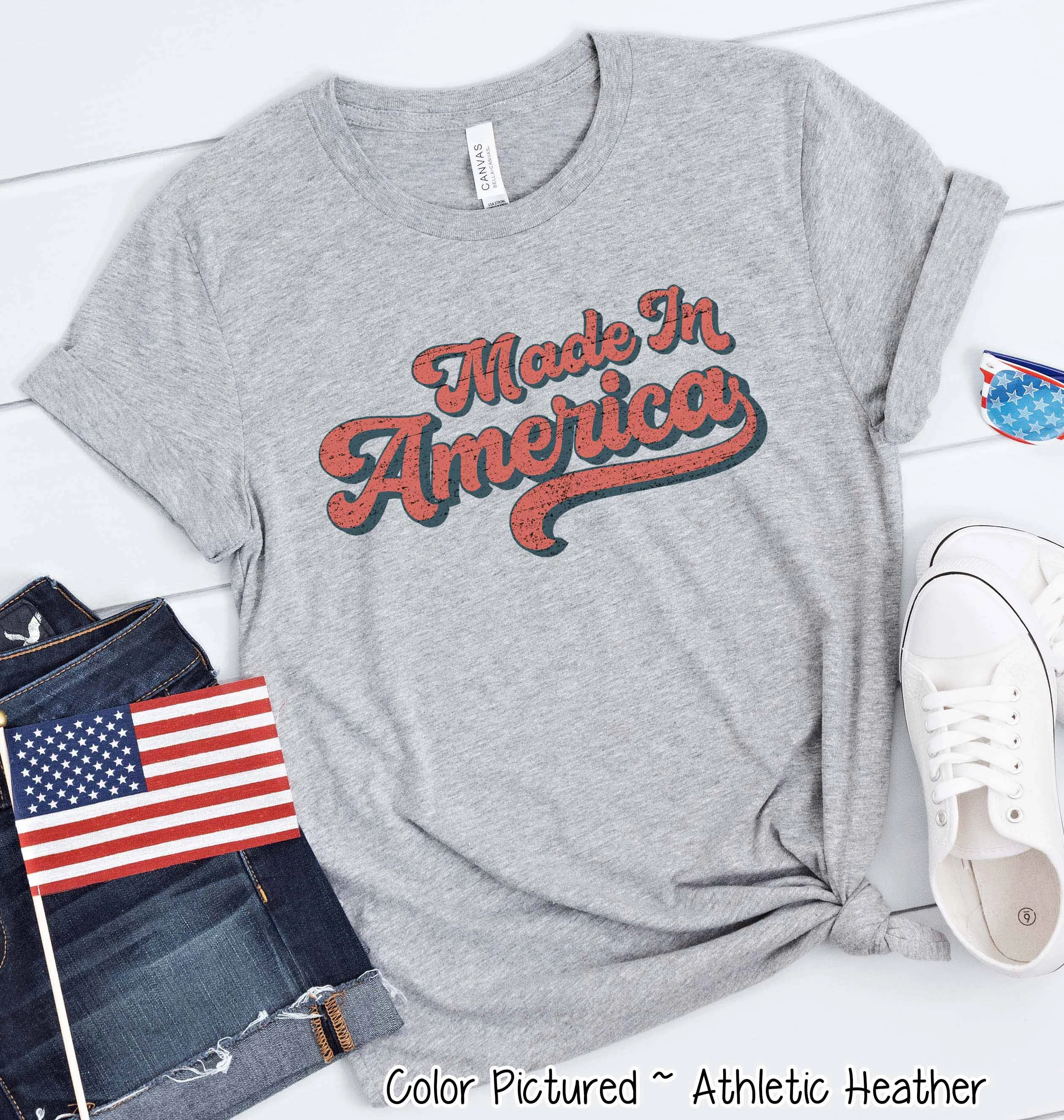 Made In America Retro Tee
