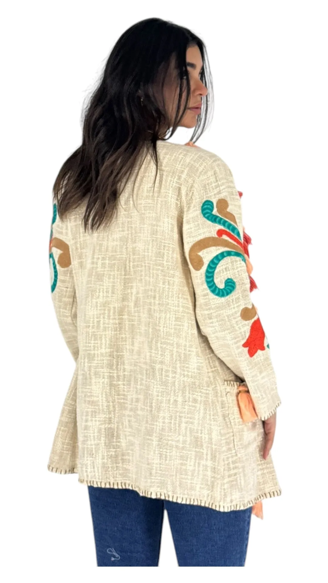 Maliha cream jacket