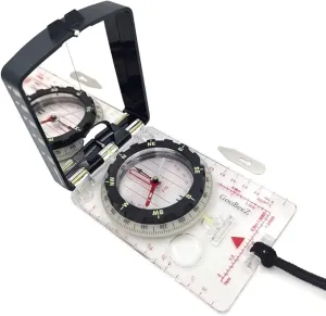 Map Baseplate Compass with Adjustable Declination Clinometer Magnifying Glass for Hiking Backpacking Camping