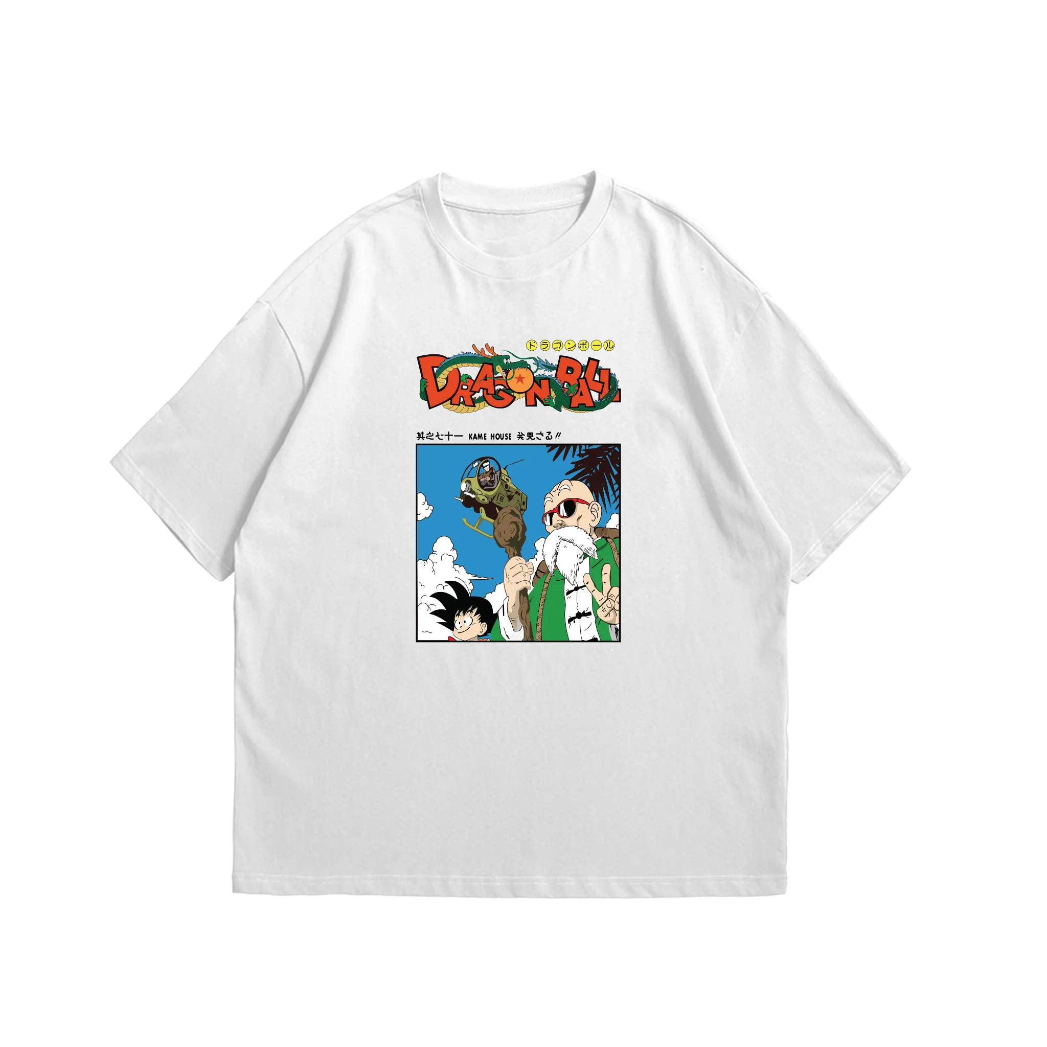 Master Roshi from Dragonball Anime Oversized Tshirt