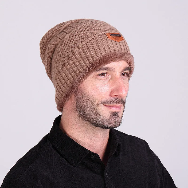 Men Warm Hats Beanie Hat Winter Knitting Wool Hat for Unisex Caps Lady Beanie Knitted Caps Women's Hats Outdoor Warm