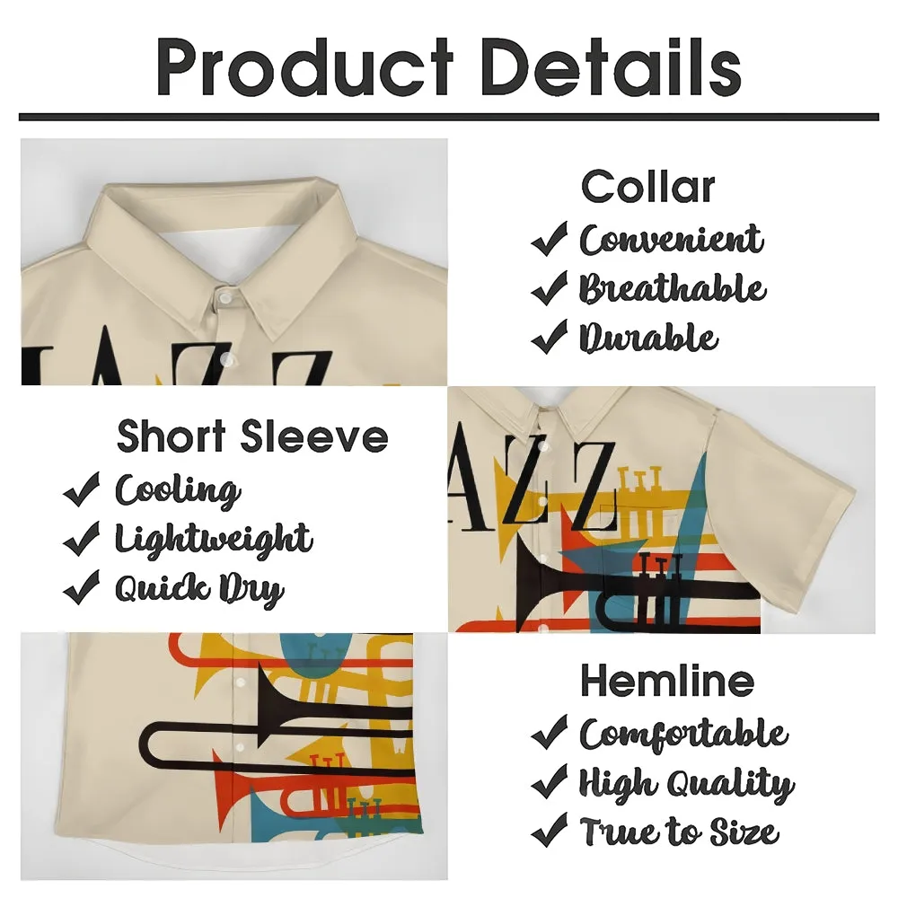 Men's Hawaiian Casual Short Sleeve Shirt 2312000377