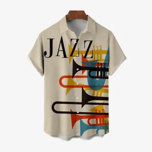 Men's Hawaiian Casual Short Sleeve Shirt 2312000377