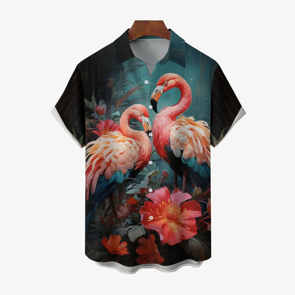 Men's Hawaiian Casual Short Sleeve Shirt 2403000394