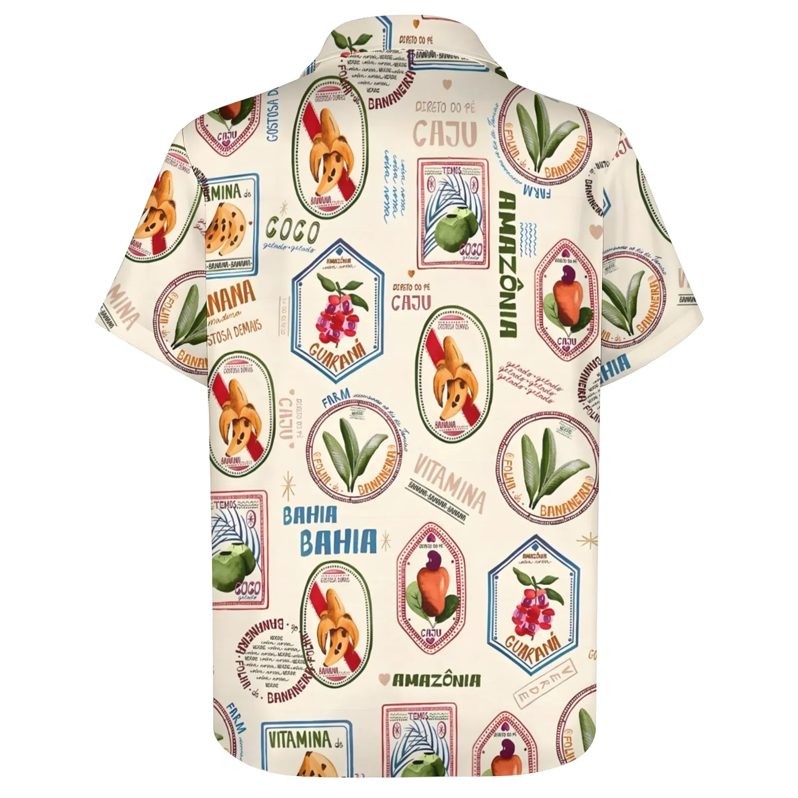 Men's Hawaiian Casual Short Sleeve Shirt 2404001612