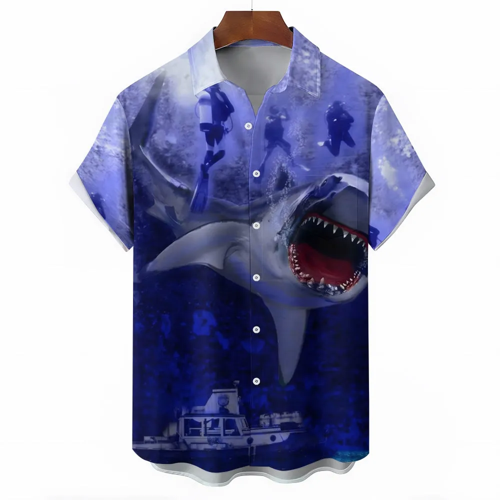 Men's Hawaiian Casual Short Sleeve Shirt 2404001853