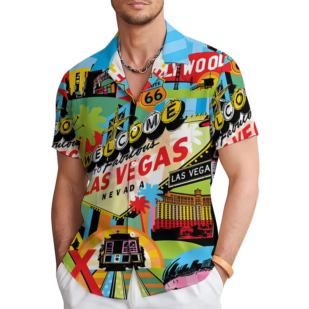 Men's Las Vegas Casual Short Sleeve Shirt 2401000244