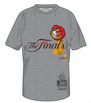 Men's Toronto Raptors Mitchell & Ness Hug The Trophy The Finals Hardwood Classics Retro Logo T-Shirt! Sz L! Retails $50 