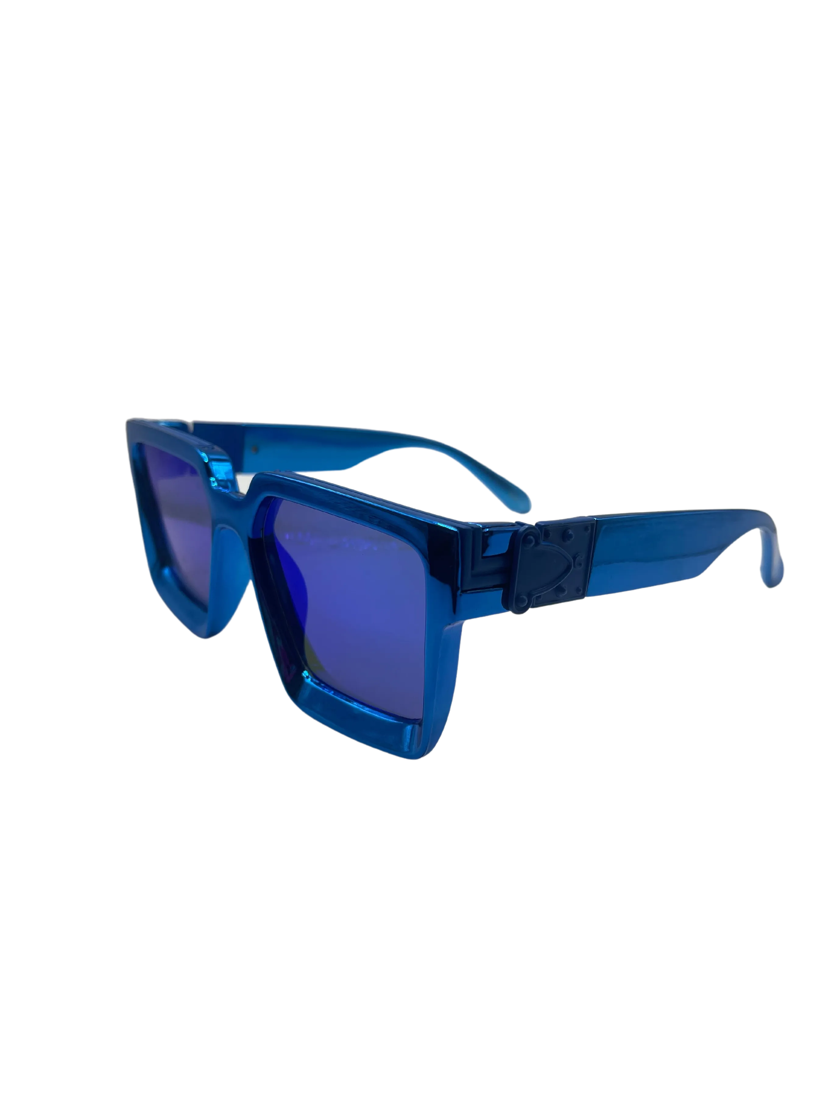 Metallic Square Sunglasses