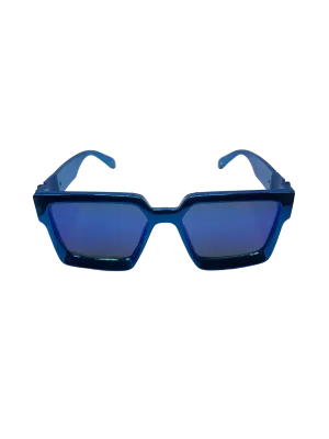 Metallic Square Sunglasses