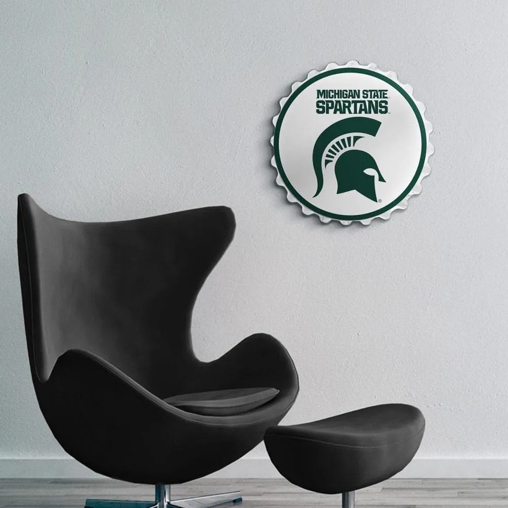 Michigan State Spartans: Block S - Bottle Cap Wall Sign
