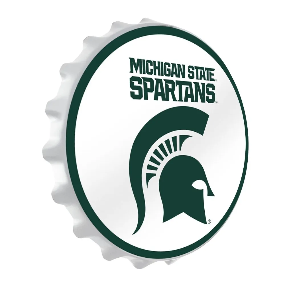Michigan State Spartans: Block S - Bottle Cap Wall Sign