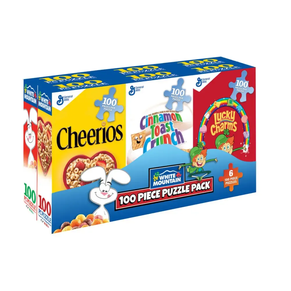 Mini Cereal Boxes - 100 Piece Jigsaw Puzzle