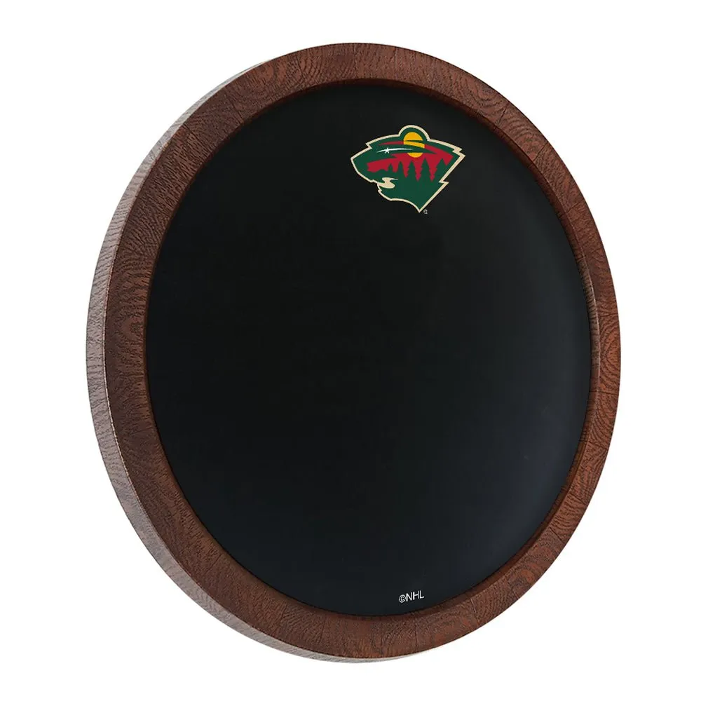 Minnesota Wild: Barrel Top Chalkboard Sign