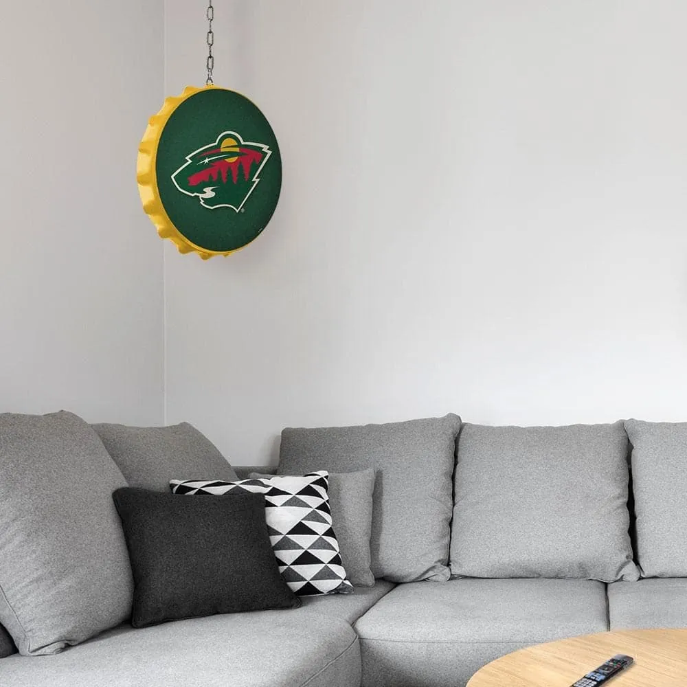 Minnesota Wild: Bottle Cap Dangler