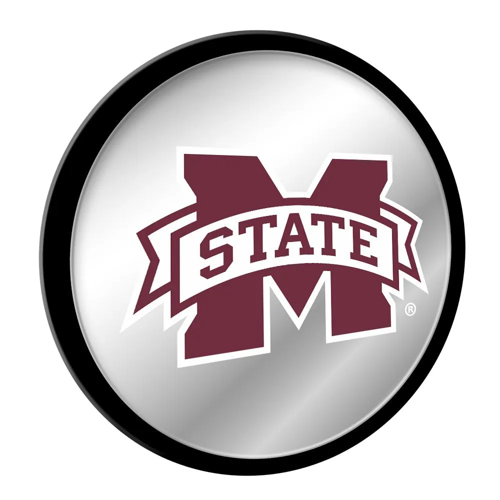 Mississippi State Bulldogs: Modern Disc Mirrored Wall Sign