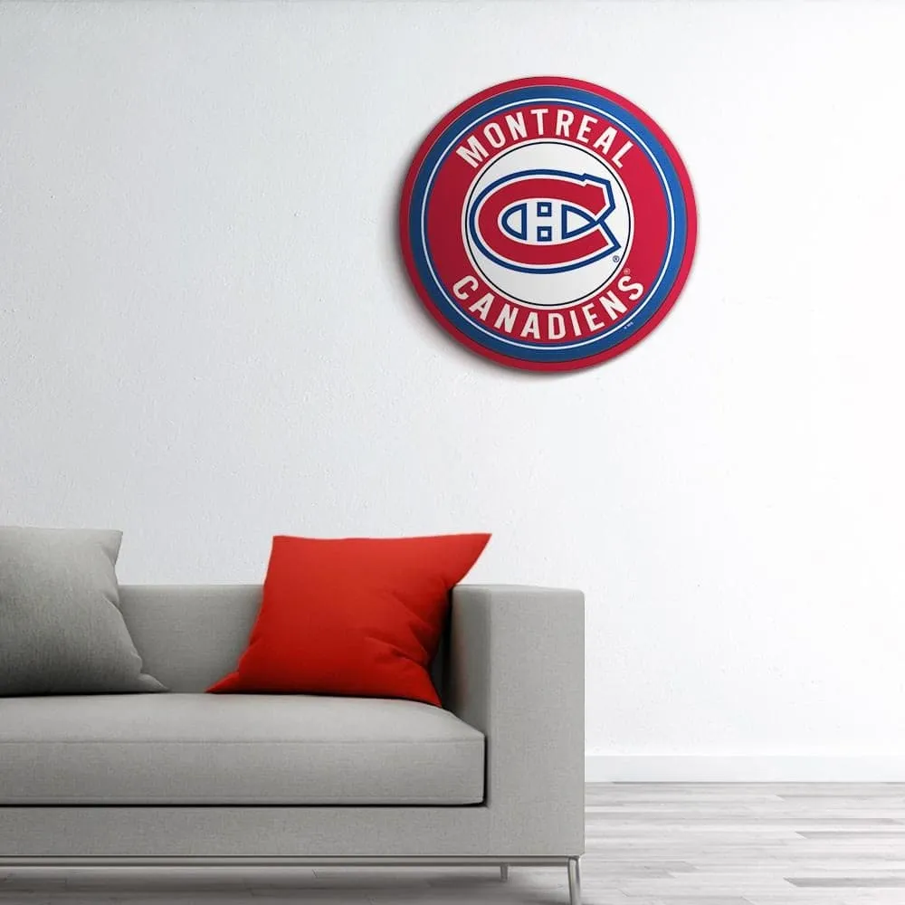 Montreal Canadiens: Modern Disc Wall Sign