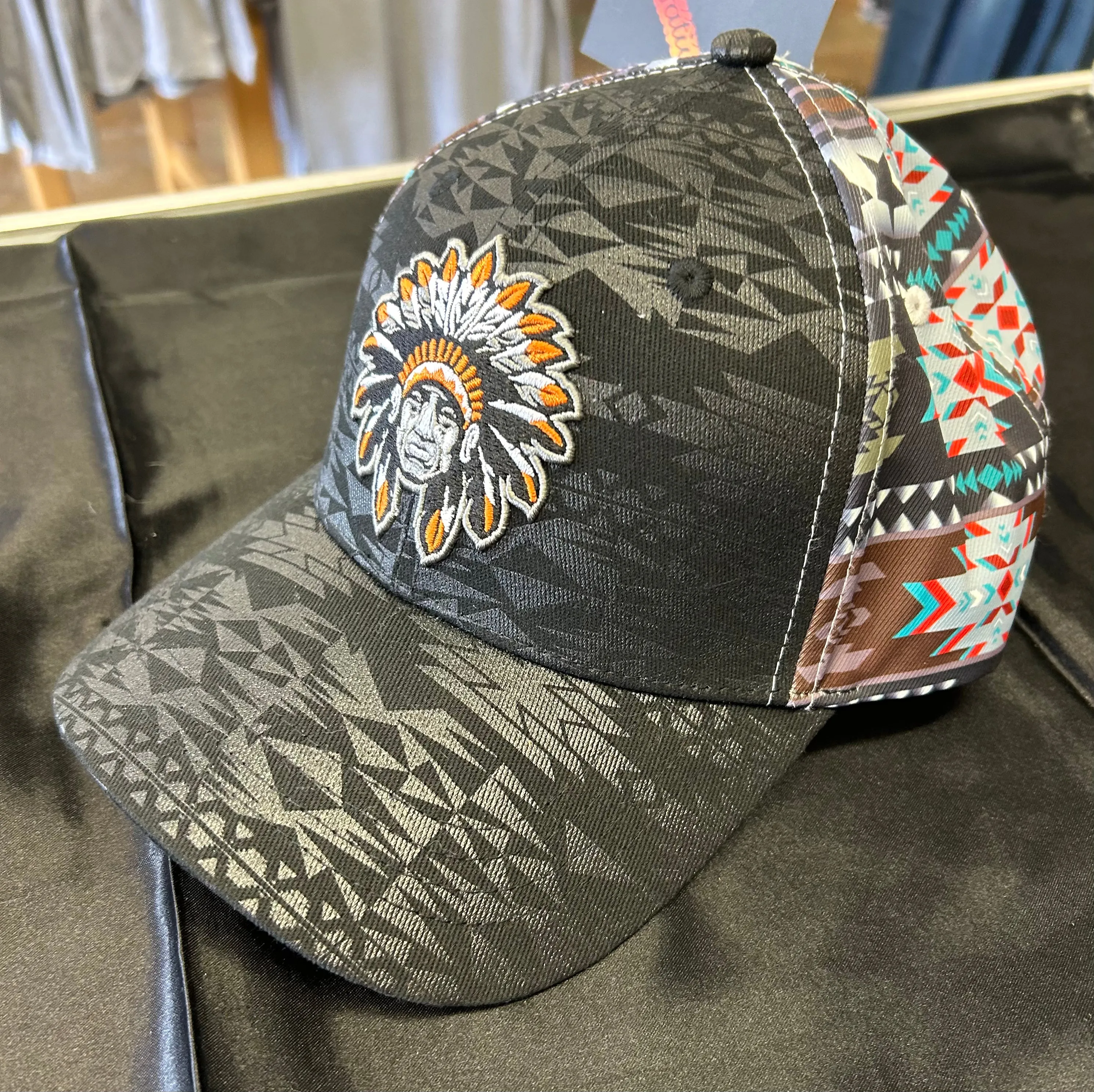 Native Print Hats