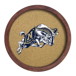 Navy Midshipmen: Mascot - "Faux" Barrel Top Cork Note Board