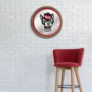 NC State Wolfpack: Mascot - Mirrored Barrel Top Mirrored Wall Sign