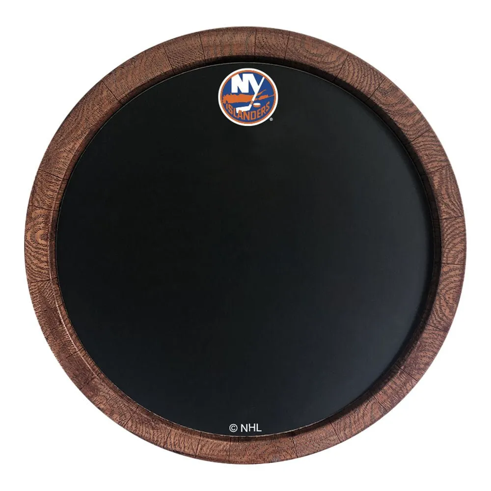 New York Islanders: Barrel Top Chalkboard Sign