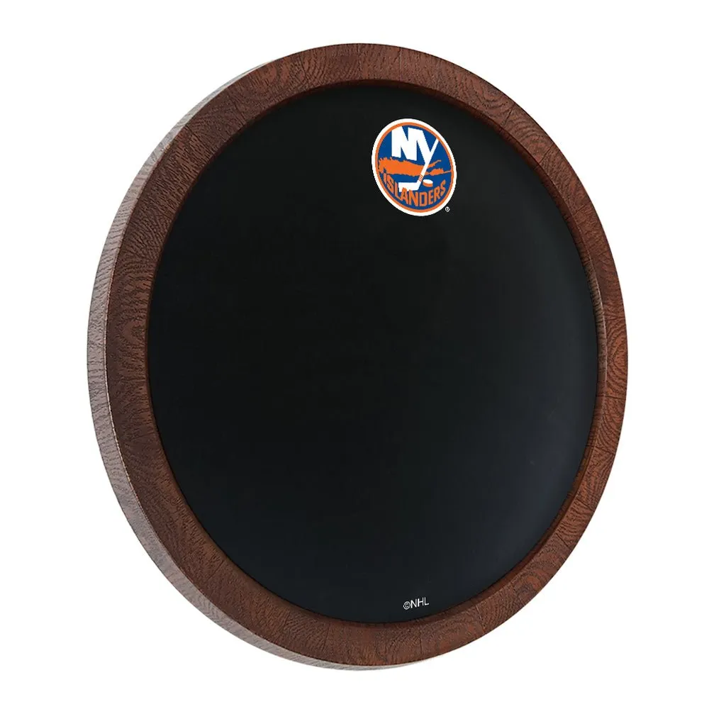 New York Islanders: Barrel Top Chalkboard Sign