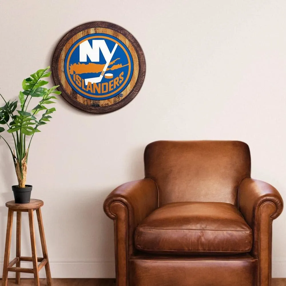 New York Islanders: "Faux" Barrel Top Sign