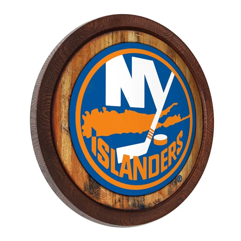 New York Islanders: "Faux" Barrel Top Sign