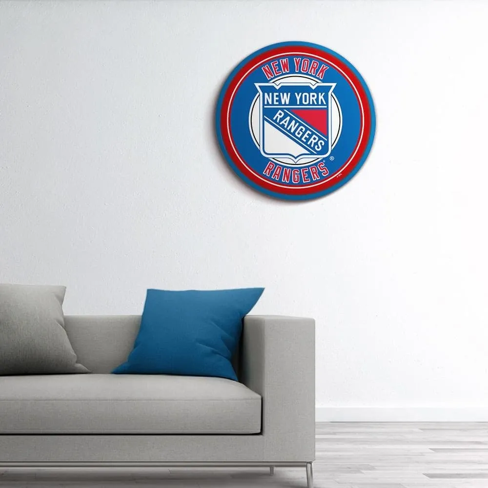 New York Rangers: Modern Disc Wall Sign