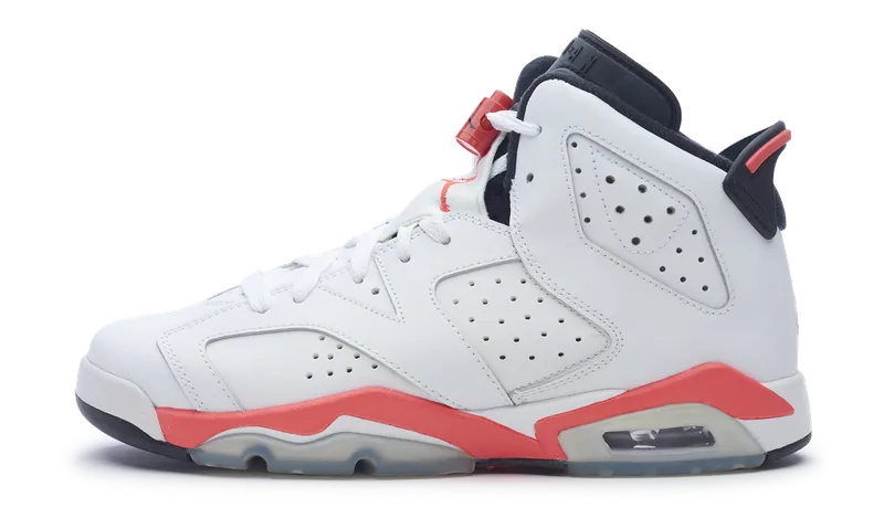 Nike Air Jordan 6 Retro Infrared White (GS) 2014 384665-123
