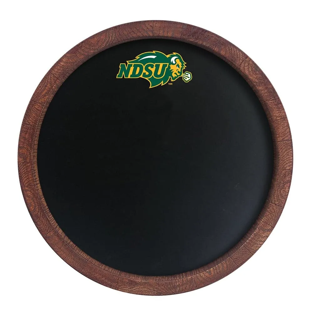 North Dakota State Bison: "Faux" Barrel Top Chalkboard