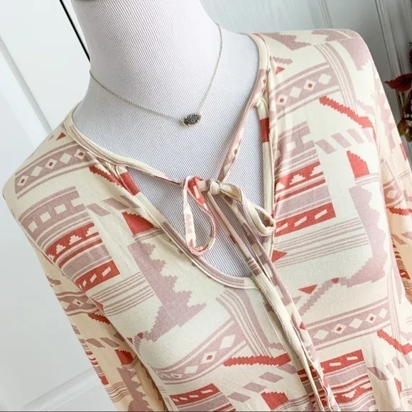 NWT! Clayton Heidi Mini Dress In Neutral Folk