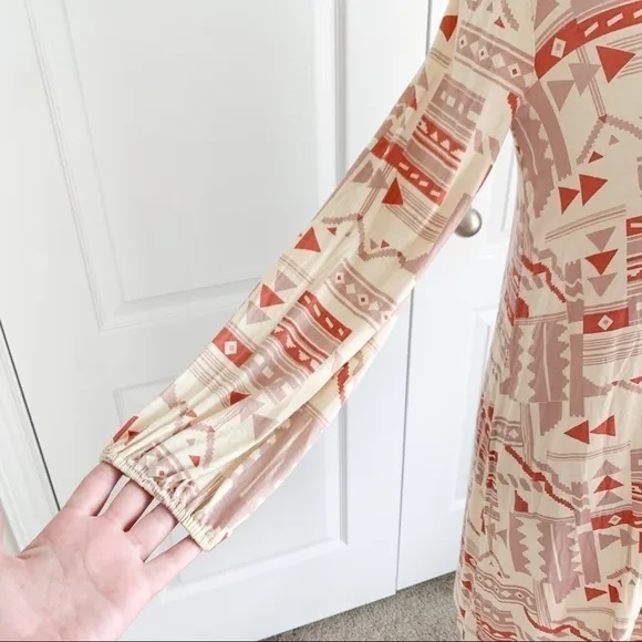 NWT! Clayton Heidi Mini Dress In Neutral Folk